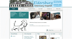 Desktop Screenshot of eldersburgvet.com