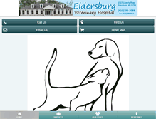 Tablet Screenshot of eldersburgvet.com